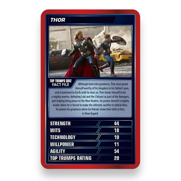 Marvel Cinematic Universe Top Trumps Special Card Game 3D Icons 2-6 Players NEW - Picture 4 of 9